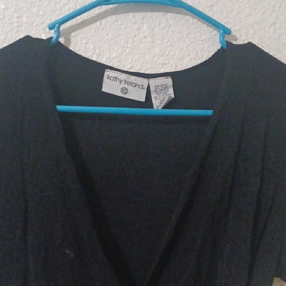 Make Offer Kathy Ireland Black Dress - Picture 2 of 3